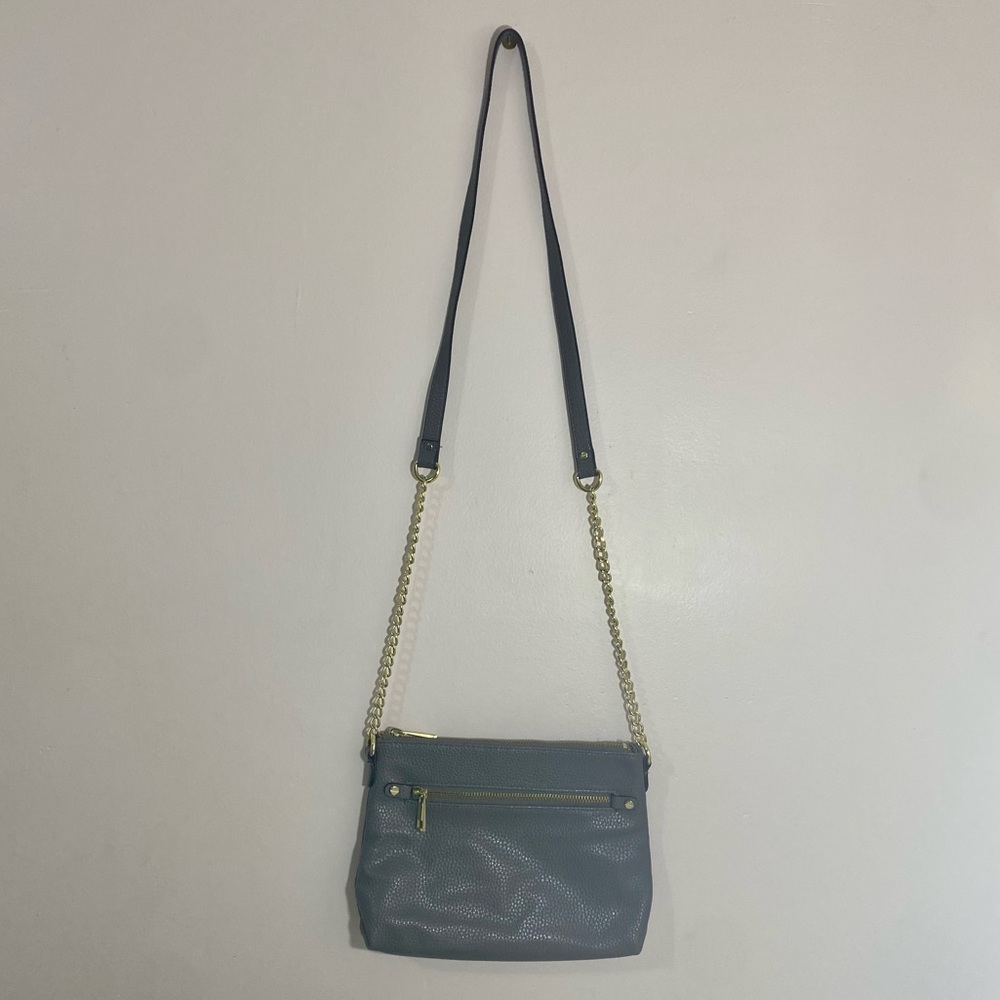 a new day Gray and Gold Faux Leather Cross Body Bag